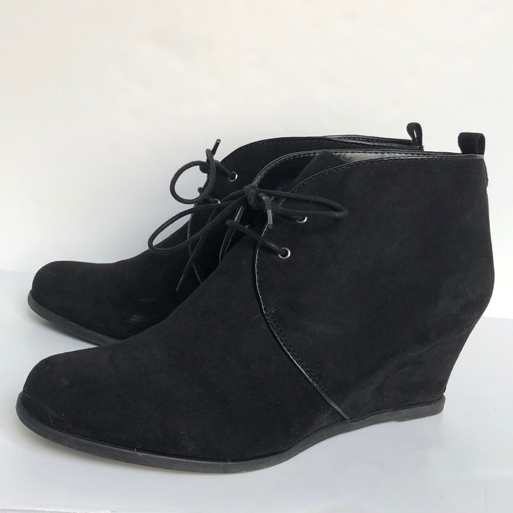 Unisa Lace Up Wedge Bootie